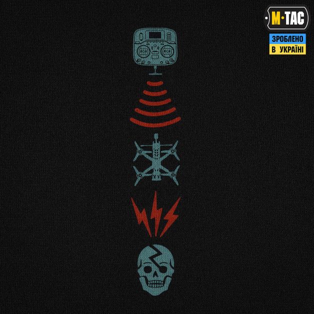 M-Tac футболка Kill Zone Cotton Hard Black