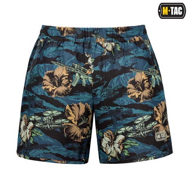 M-Tac шорты Holiday Tiger flowers Navy Blue