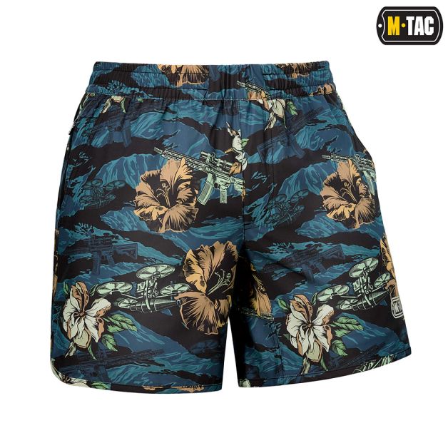 M-Tac шорты Holiday Tiger flowers Navy Blue