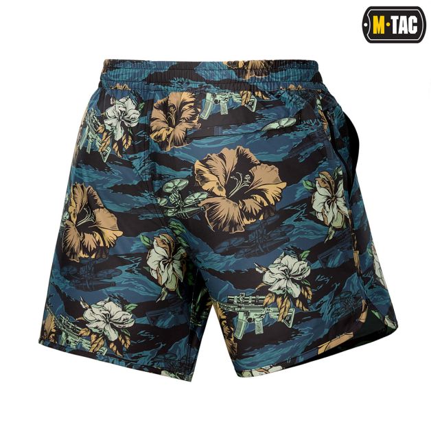 M-Tac шорты Holiday Tiger flowers Navy Blue