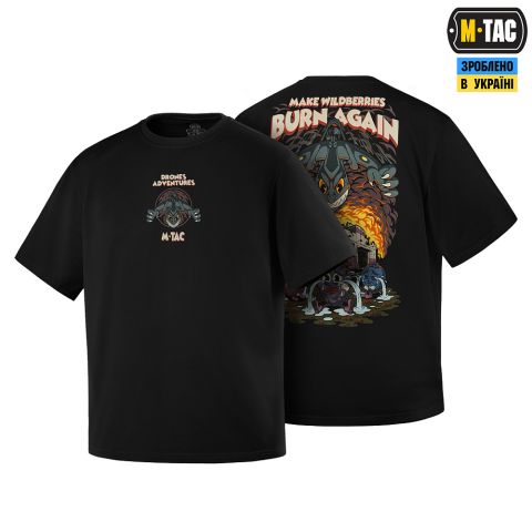 M-Tac футболка Drones Adventures Cotton Hard Black