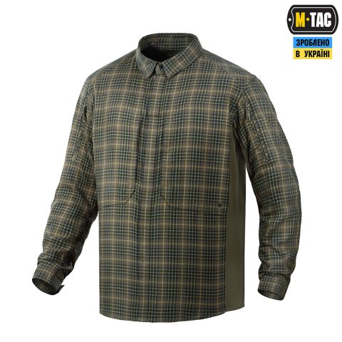 M-Tac рубашка Tactical Cotton Shirt Black/МС