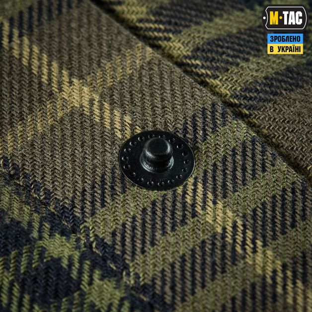 M-Tac рубашка Tactical Cotton Shirt Black/МС